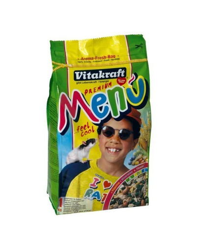 VITAKRAFT Premium menu karma dla szczurka asb 1 kg