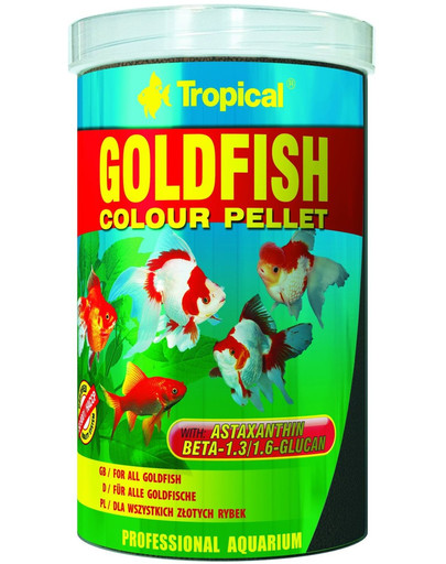 TROPICAL Goldfish colour pellet puszka 100 ml/30g