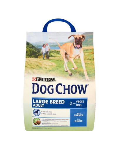 PURINA Dog Chow adult large breed indyk 2.5 kg