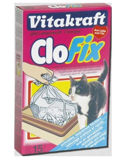 VITAKRAFT For You Clofix 15Szt Torby Higieniczne