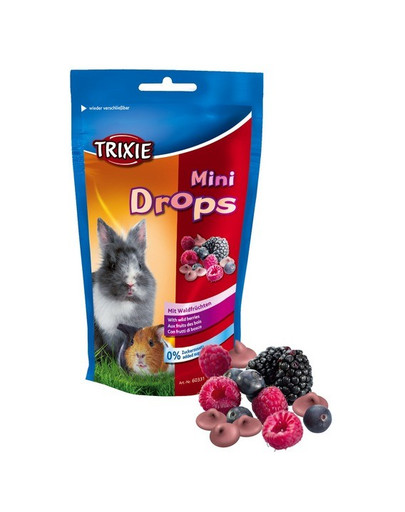 TRIXIE Kvapky pre hlodavce lesné plody75 g