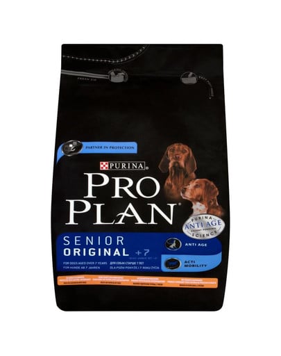 PURINA Pro Plan Senior Original Anti Age 7+ kurczak ryż 3 kg