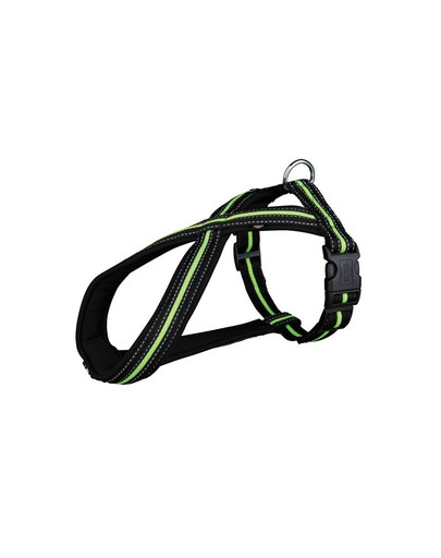 TRIXIE Postroj pre psov 40 - 60 cm / 23 mm / čierno - zelený