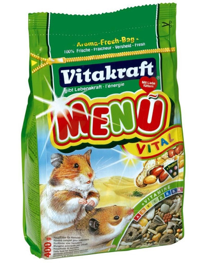 VITAKRAFT Menu karma dla chomików karłowatych asb 0.4 kg