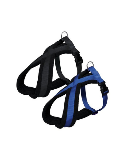 TRIXIE Premium Postroj pre psov regulovateľný L  60- 90 cm / 25 mm čierny