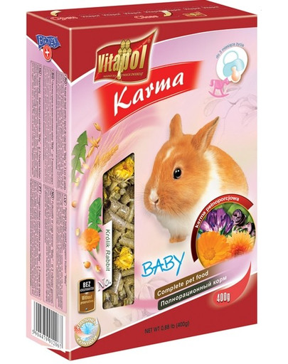 VITAPOL Krmivo pre králika BABY 400g