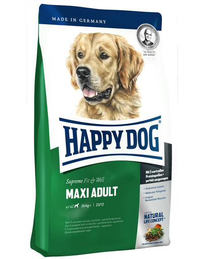 HAPPY DOG Fit & Well Adult Maxi 1kg