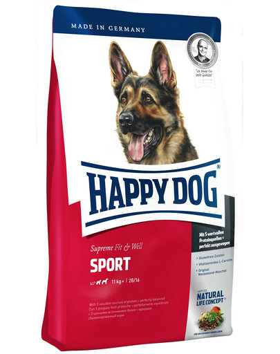 HAPPY DOG Fit & well adult šport 15 kg