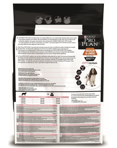 PURINA PRO PLAN MEDIUM LARGE ADULT 7+ Sensitive Skin 3kg