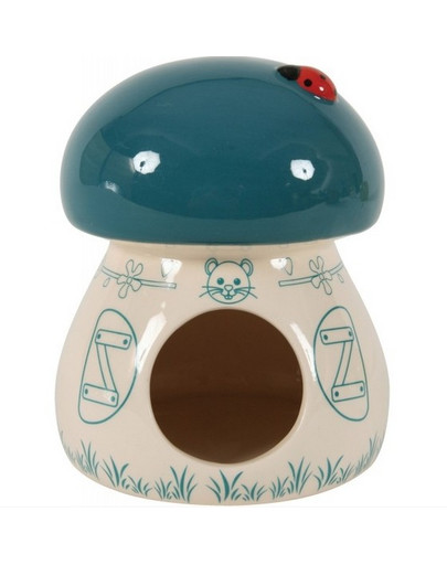 ZOLUX Domček pre hlodavce Hubka nebesky modrý