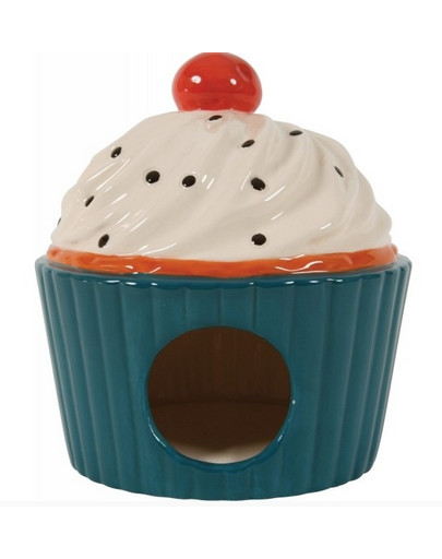 ZOLUX Domček pre hlodavce Cup Cake nebesky modrý
