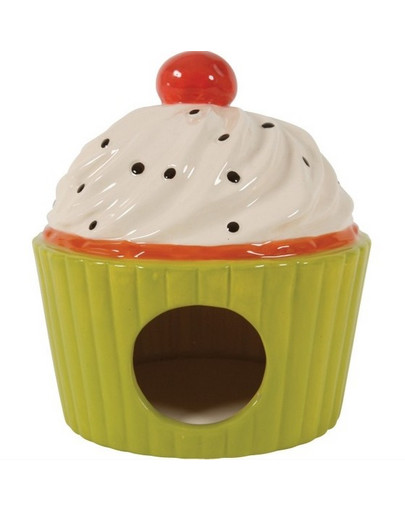 ZOLUX Domček pre hlodavce Cup Cake zelený