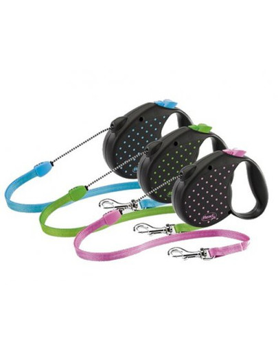 FLEXI Vodítko Color M lanko 5m