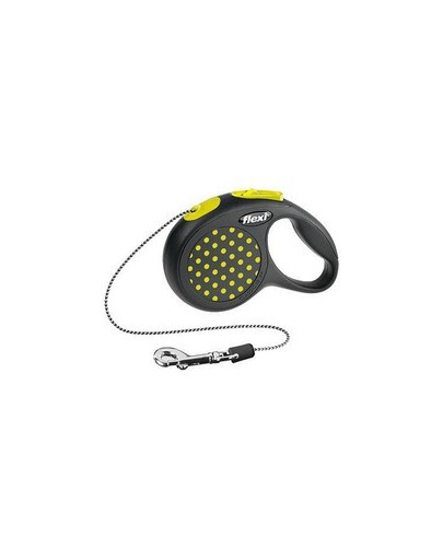 FLEXI Vodítko Design XS lanko 3 m žlté