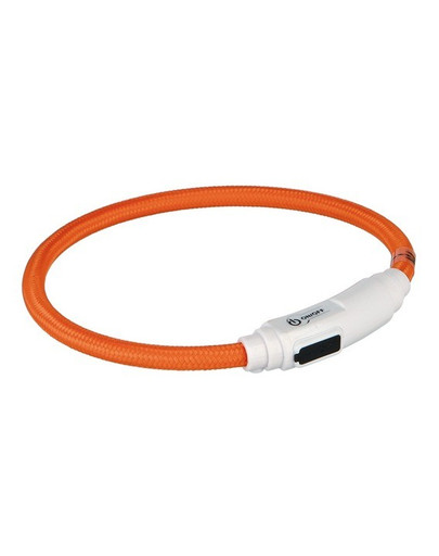 TRIXIE Svietiaci krúžok USB na krk pre mačky 35 cm
