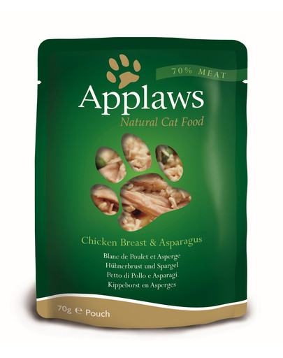 APPLAWS kapsa pro kočku kuřecí a chřest 70 g