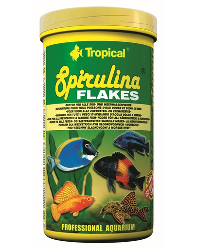 TROPICAL Spirulina flakes puszka 250 ml/50g