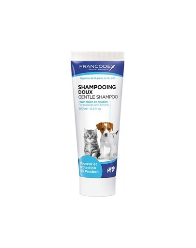 FRANCODEX Jemný šampón pre mačku a šteňatá 200 ml