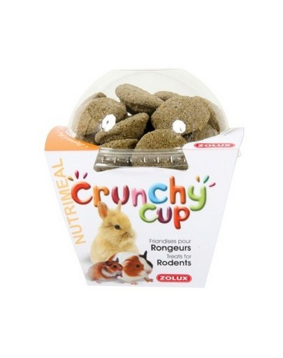 ZOLUX Pochúťka pre hlodavce CrunchyCup lucerna / petržlen 200 g
