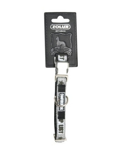 ZOLUX Obojok Envy Vip Regul 15 mm sivý