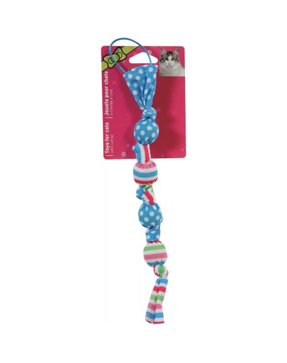 ZOLUX Hračka "Candy Snake" s catnipom a zvončekom