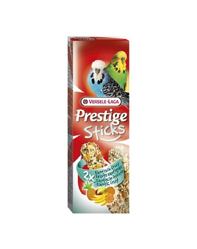 VERSELE-LAGA Prestige Sticks Budgies Exotic Fruit 60 g  Kolby Owocowe Dla Papużek Falistych