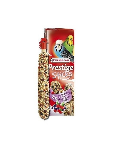 VERSELE-LAGA Prestige Sticks Budgies Forest Fruits 30 g Kolba Jagodowa Dla Papużek Falistych