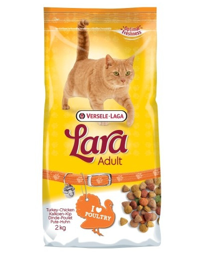 Versele-LAGA Lara Adult Turkey & chicken Krmivo pre mačky s morčacím a kuracím mäsom 10 kg