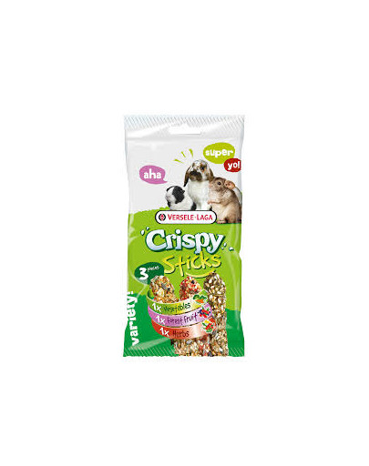 VERSELE-LAGA Crispy Sticks Herbivores Triple Variety Pack 165 g 3 Kolby