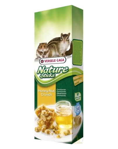 VERSELE-LAGA Nature Sticks Honey-Nut Crunch Omnivores 140 g Kolby Z Orzechami I Miodem