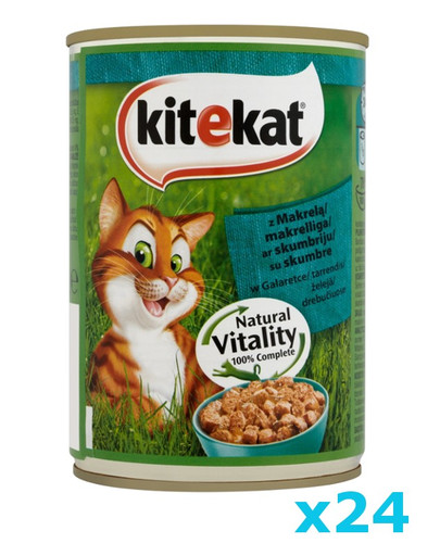 KITEKAT Makrela v želé 0.4 kg x24