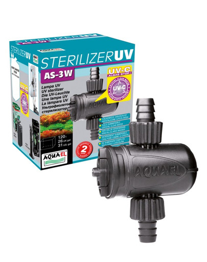 AQUAEL Sterylizator uv as - 3w