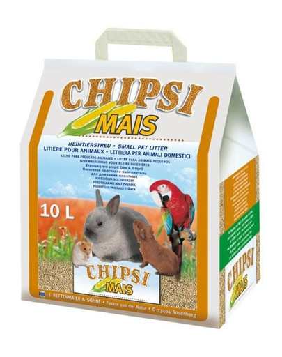JRS Chipsi mais 10l/4,5kg - podstielka z kukuričného klasu pre hlodavce