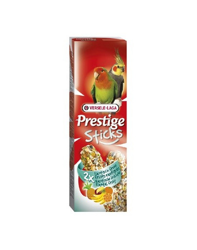Versele-LAGA Prestige Sticks Big parakeets Exotic Fruit 140 g - exotické ovocie pre stredné papagáje