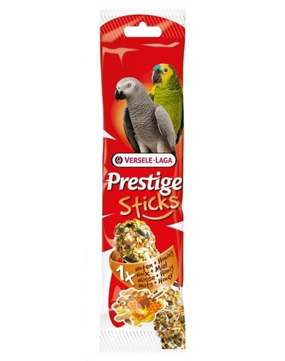 Versele-LAGA Prestige Stick Big parakeets Nuts & Honey 70 g - orech a med pre väčšie papagáje