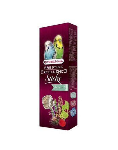 VERSELE-LAGA Prestige Excellence Sticks Omega 3, 60 g  Budgies Kolby Omega 3