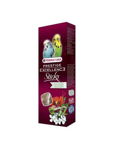 VERSELE-LAGA Prestige Excellence Sticks Nature Seeds, 60 g - Budgies - Kolby Nasiona Zdrowia Dla Papużek Falistych