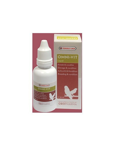 Versele-LAGA Omni-Vit Liquid - vitamínový Prípravok pre vtáky 30ml