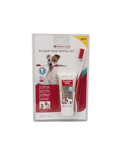Versele-LAGA Plaque Free Dental Care Kit - Zubná pasta a zubná kefka