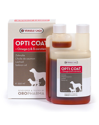 Versele-LAGA Opti Coat lososový olej Omega-3 & B-Karotén 1 l
