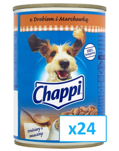 CHAPPI hydina a mrkva 0.4 kg x24