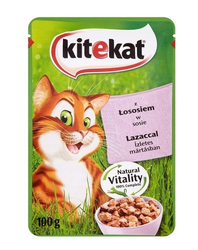 KITEKAT Łosoś W Sosie 100g