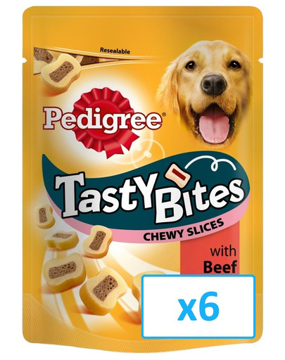 PEDIGREE Chutné kúsky žuvacie plátky 6 x 155g