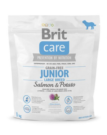 BRIT Care Dog Grain-Free Junior Large Breed Salmon & Potato 1kg