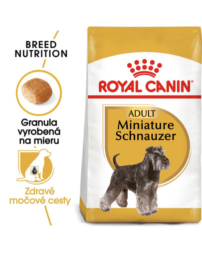 ROYAL CANIN Schnauzer Adult 500g granule pre dospelého bradáča