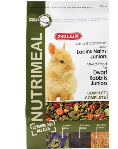 ZOLUX Zmes Nutri'Meal králik Junior 800 g