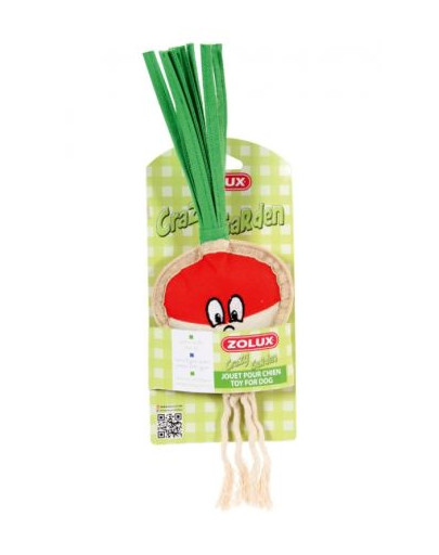ZOLUX Hračka pre psov "Crazy Garden" reďkvička 33 cm
