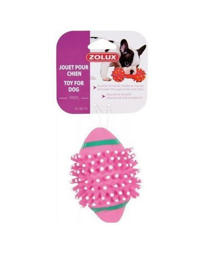 ZOLUX Hračka pre psa vinylová ježatá lopta 10 cm