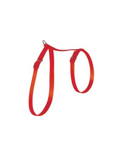 ZOLUX Postroj pre mačky Nylon 10 mm červený