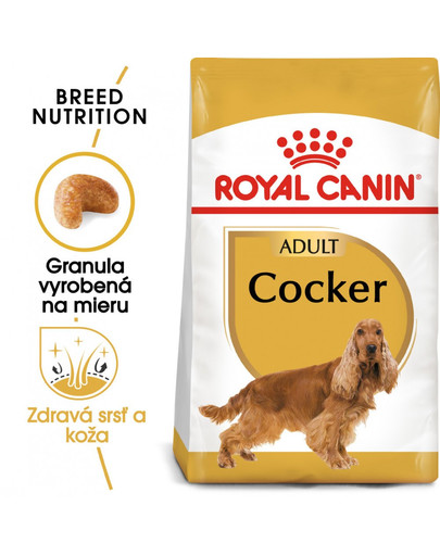 ROYAL CANIN Cocker adult 3 kg granule pre dospelého kokeršpaniela